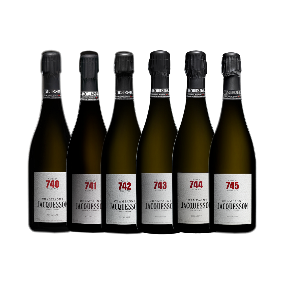 Jacquesson Vertical Assortment - Cuvées 740-741-742-743-744-745 – OC 6 Bottles